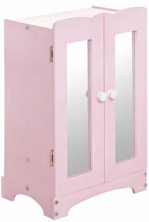 Кукольный шкаф, розовый 